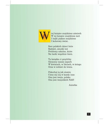 Z uśmiechem i słońcem. Czytanka. Klasa 3