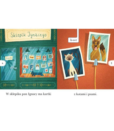 Koperta z kotem. Czytam sobie. Poziom 1