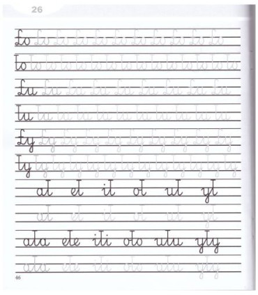 Kubusiowe szlaczki i literki