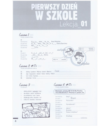 Polski krok po kroku. Poziom 1. Zeszyt ćwiczeń