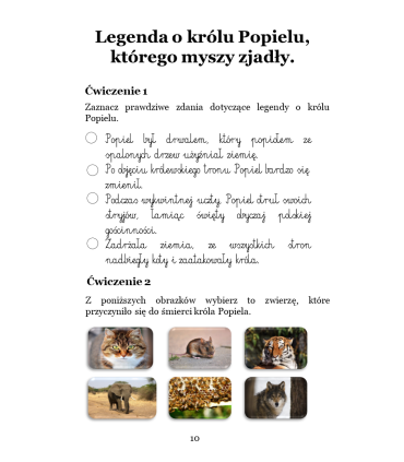 Jestem pierwsza klasa! Ćwiczenia