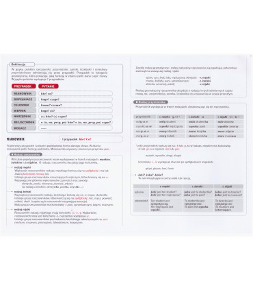 Polski krok po kroku. Poziom 1. Tablice Gramatyczne