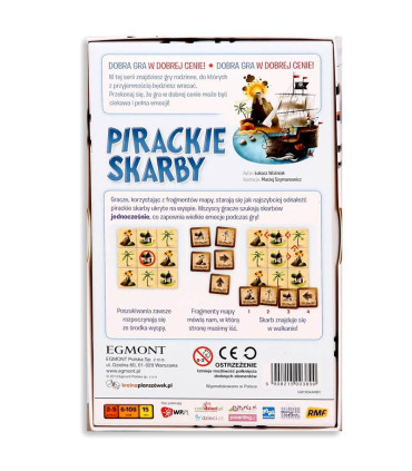 Pirackie skarby. Gra planszowa