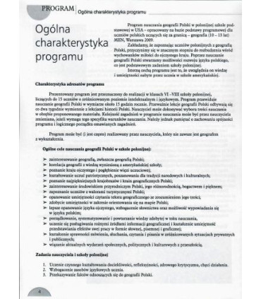 Geografia Polski - Poradnik metodyczny dla nauczycieli w klasach 6, 7, 8 i liceum w szkołach polonijnych