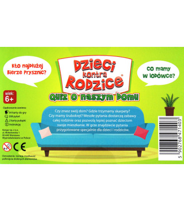 Dzieci kontra Rodzice. Quiz o naszym domu. Gra