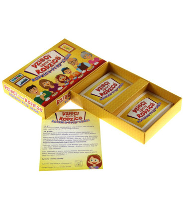 Dzieci kontra Rodzice Rodzina przy stole Gra