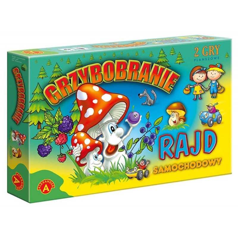 Grzybobranie. Rajd samochodowy - gra Grzybobranie. Rajd samochodowy - gra